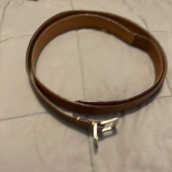 Peter Millar Tan Leather Belt - Picture 2 of 3